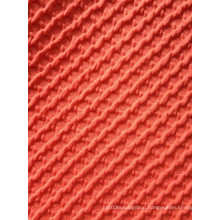 Thick air layer jaquard knit cloth fabric